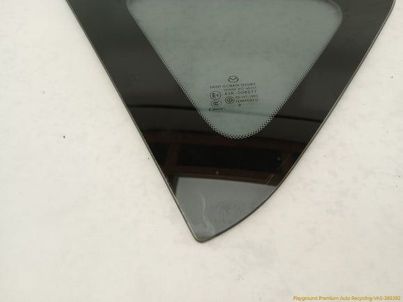 Mazda Speed3 Driver Rear Left Quarter Glass