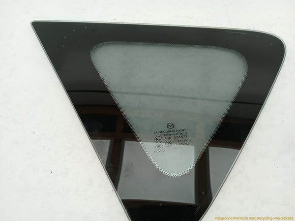 Mazda Speed3 Driver Rear Left Quarter Glass