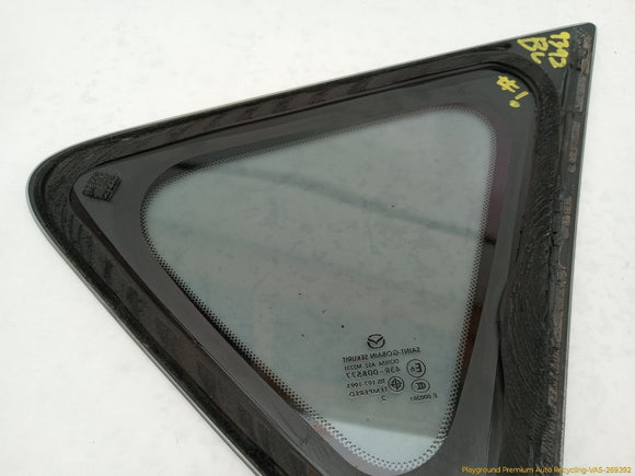 Mazda Speed3 Driver Rear Left Quarter Glass