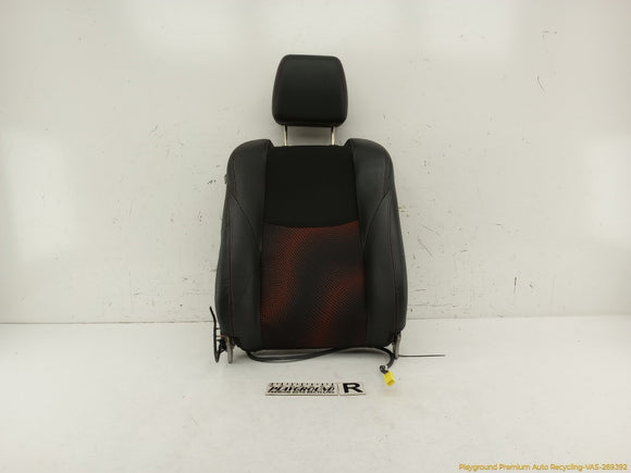 Mazda Speed3 Passenger Front Right Seat Upper Back Cushion