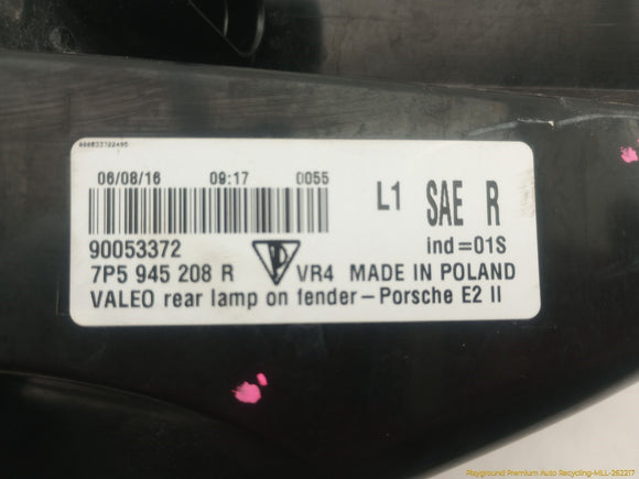 Porsche Cayenne Passenger Rear Right Outer Tail Lamp