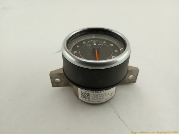 Porsche Cayenne Center Dash Analog Clock