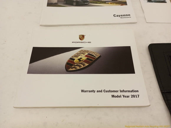 Porsche Cayenne Owner's Manual Set