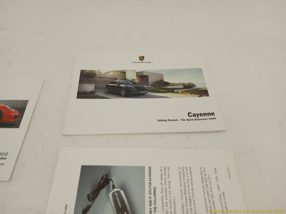 Porsche Cayenne Owner's Manual Set