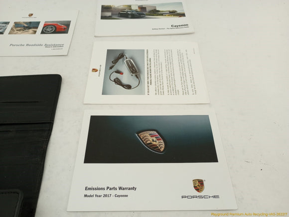 Porsche Cayenne Owner's Manual Set