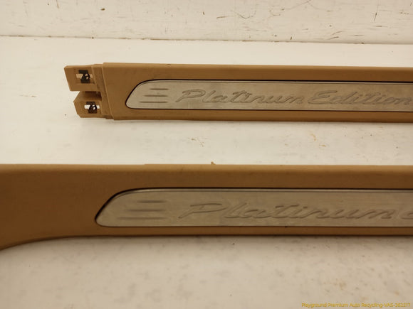 Porsche Cayenne Pair Of Front Door Sill Scuff Plate Trim