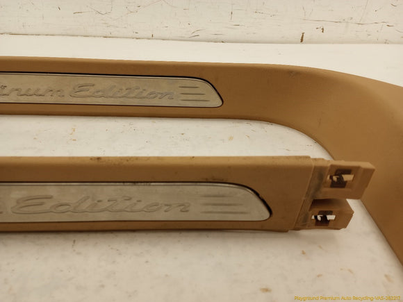 Porsche Cayenne Pair Of Front Door Sill Scuff Plate Trim