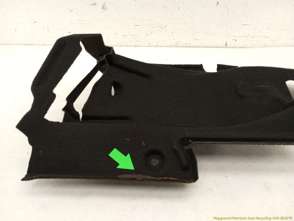 Mercedes SLK350 Driver Left Trunk Side Carpet Trim