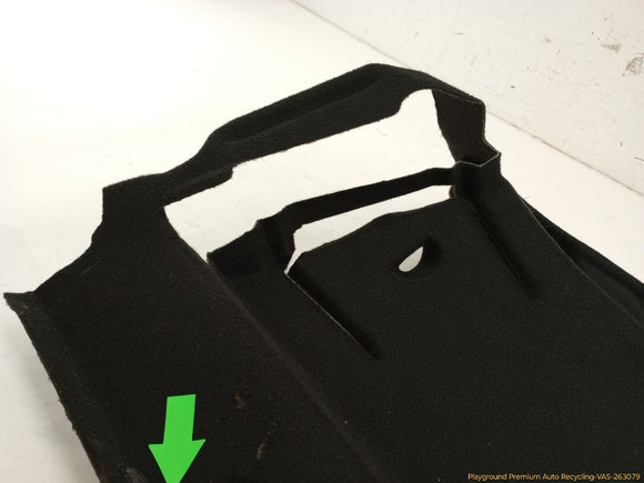Mercedes SLK350 Driver Left Trunk Side Carpet Trim