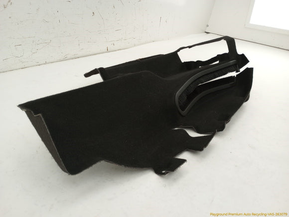 Mercedes SLK350 Driver Left Trunk Side Carpet Trim