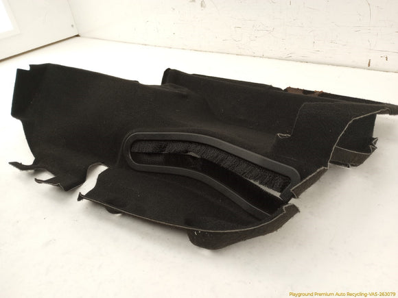 Mercedes SLK350 Driver Left Trunk Side Carpet Trim