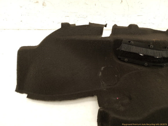 Mercedes SLK350 Driver Left Trunk Side Carpet Trim
