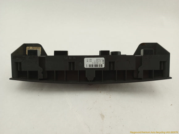 Mercedes SLK350 Center Console Control Switches Panel