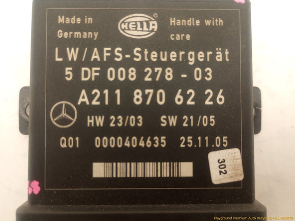 Mercedes SLK350 Headlight Lamp Control Module