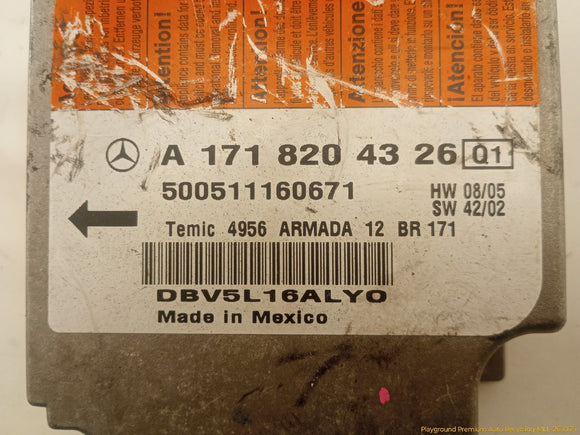 Mercedes SLK350 Airbag Control Module