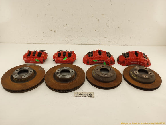 Porsche Cayenne Set Of Brake Calipers & Rotor Discs