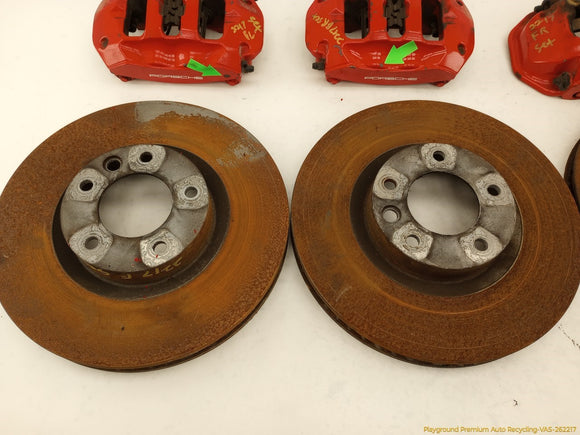 Porsche Cayenne Set Of Brake Calipers & Rotor Discs