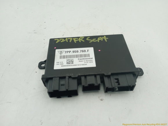 Porsche Cayenne Passenger Right Front Seat Control Module