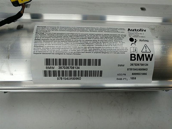 BMW 535I Front Right Dashboard Airbag