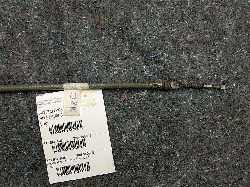 BMW 528I Right Passenger Side Emergency Parking Brake Cable