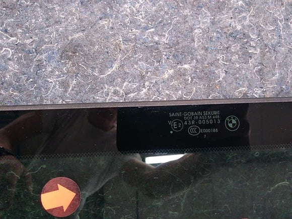 BMW 535I Sunroof Glass Window Panel