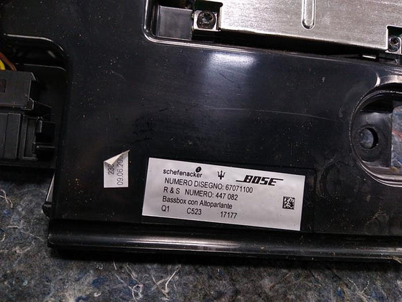 Maserati Quattroporte Front Passenger Boss Bass Sub Woofer