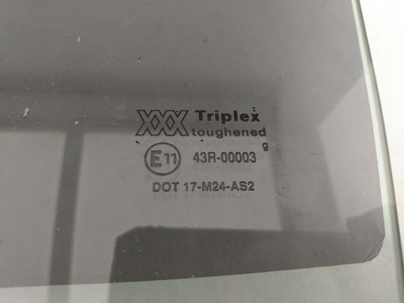 Jaguar XJS Front Door Window Glass - Driver Side