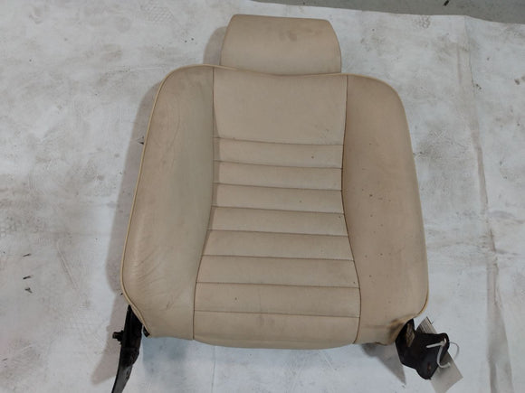 Jaguar XJS Front Bucket Seat Back Assembly - Passenger Side