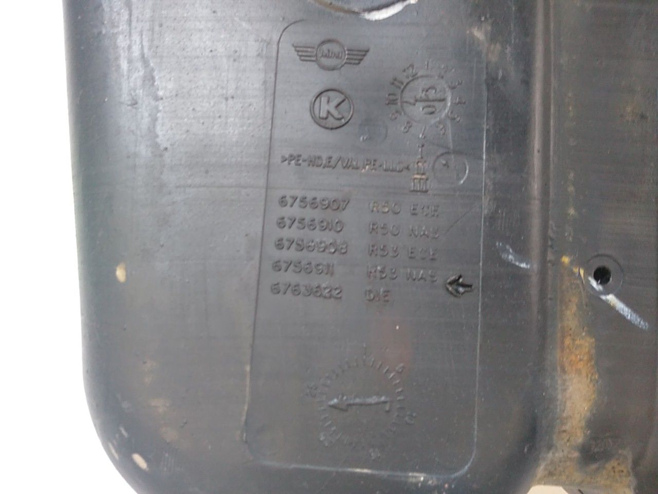 Mini Cooper S Fuel Tank