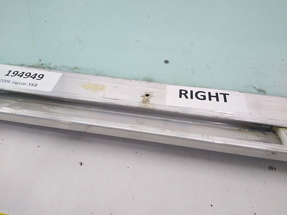 Jaguar XK8 Front Right Door Glass