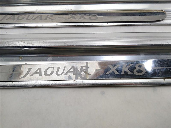 Jaguar XK8 Door Sill Scuff Plate With Name Plate- Pair