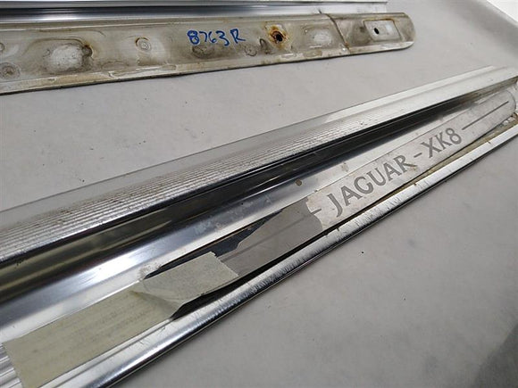 Jaguar XK8 Door Sill Scuff Plate With Name Plate- Pair