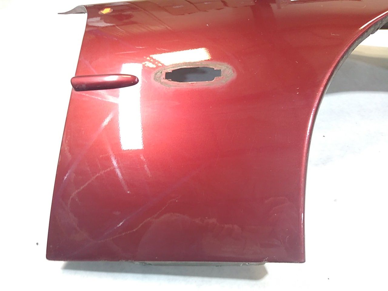Jaguar XK8 Right Fender 
Some scratches as arrowed 
See pictures for details and condition