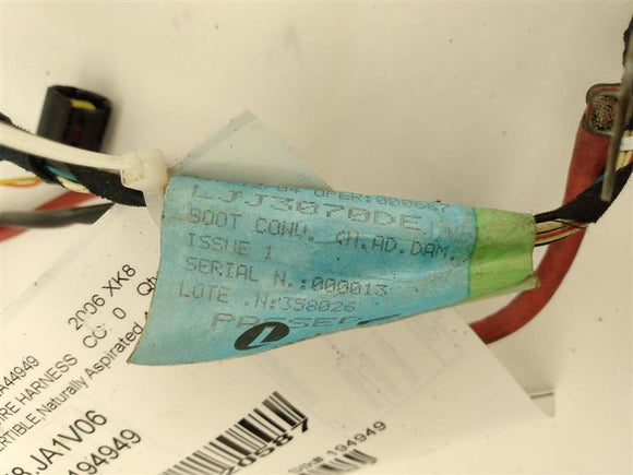 Jaguar XK8 Convertible Trunk Harness