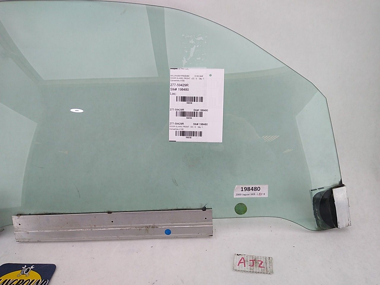 Jaguar XKR Front Right Door Glass