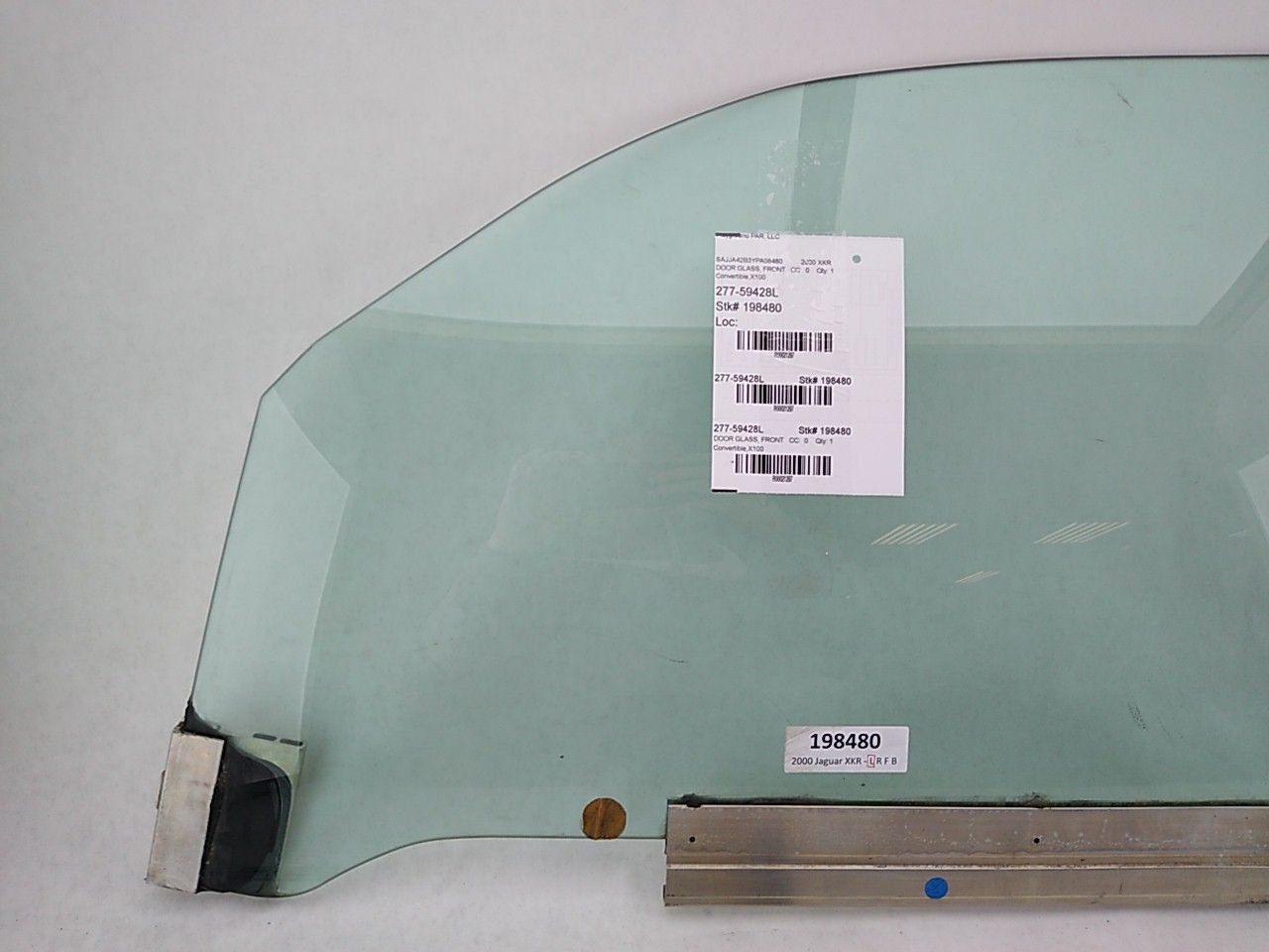 Jaguar XKR Front Left Door Glass - 0