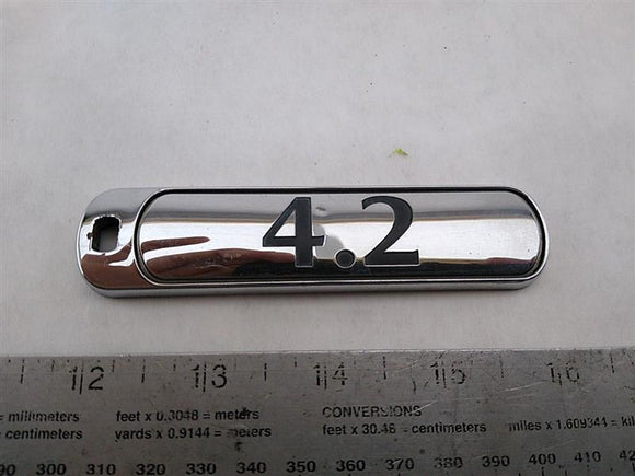 Jaguar XKR Left & Right Fender Emblems