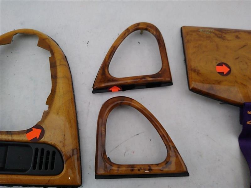 Jaguar XKR Complete Set of Dash Wood Trim Pieces