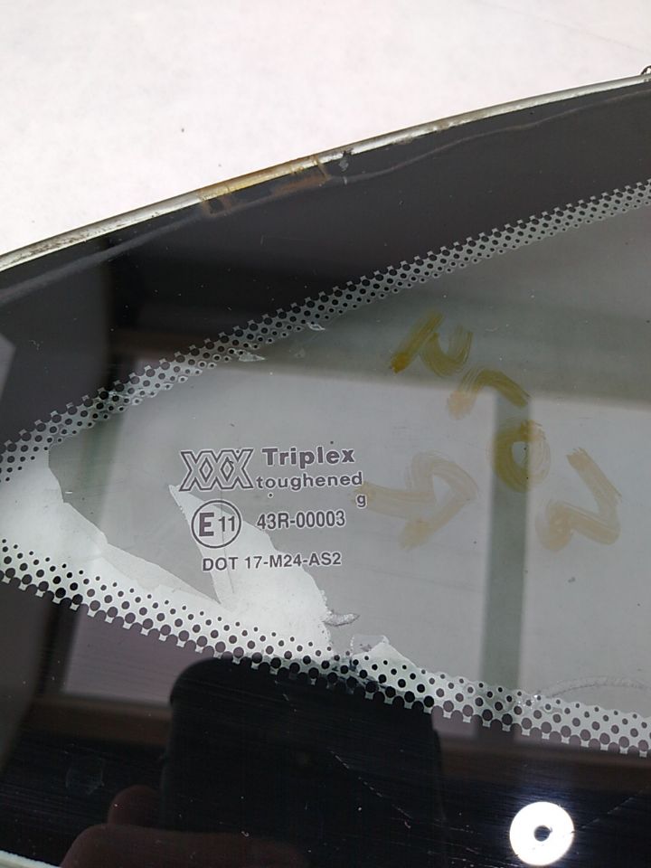 Jaguar XKR Rear Right Quarter Window Glass - 0