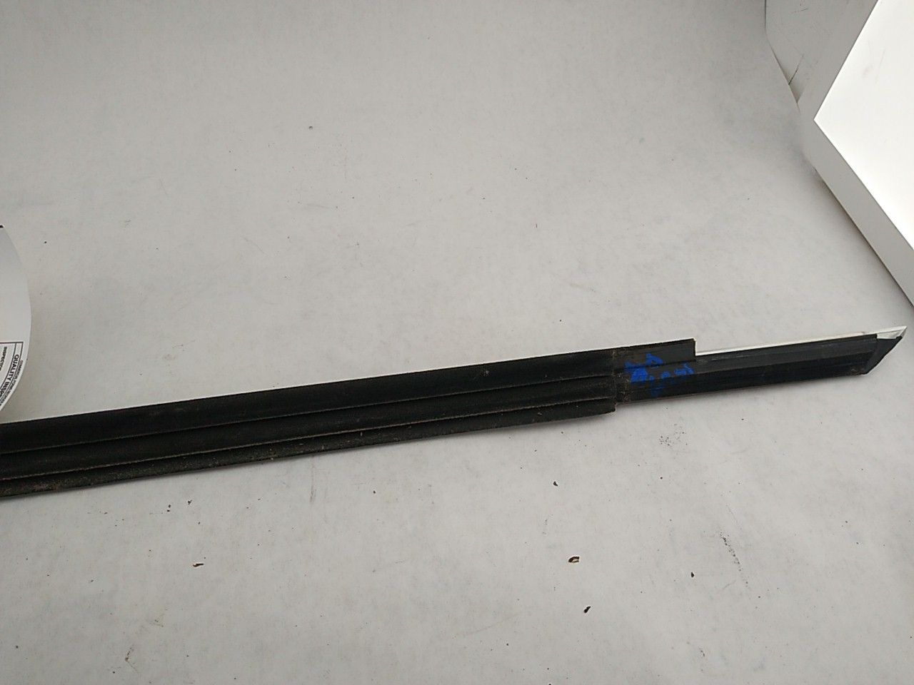 Audi A4 right front passenger door exterior window seal