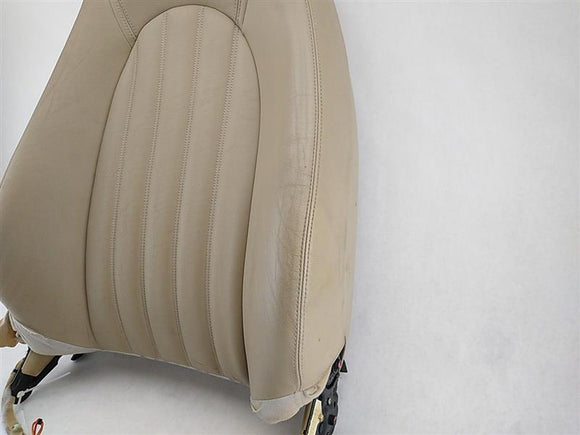 Jaguar XKR Front Right Seat Rear Back Cushioning and Cover/ Frame