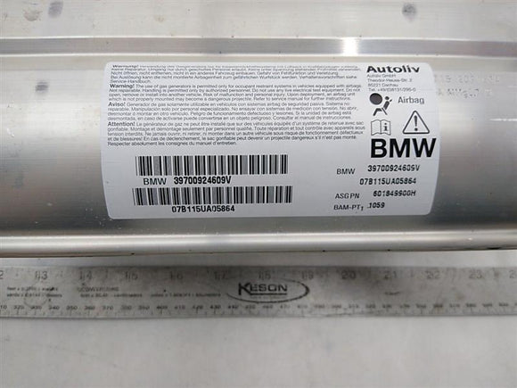 BMW 650I Right Side Dash Air Bag