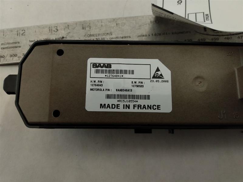 Saab 9-3 Rear Right Window Control