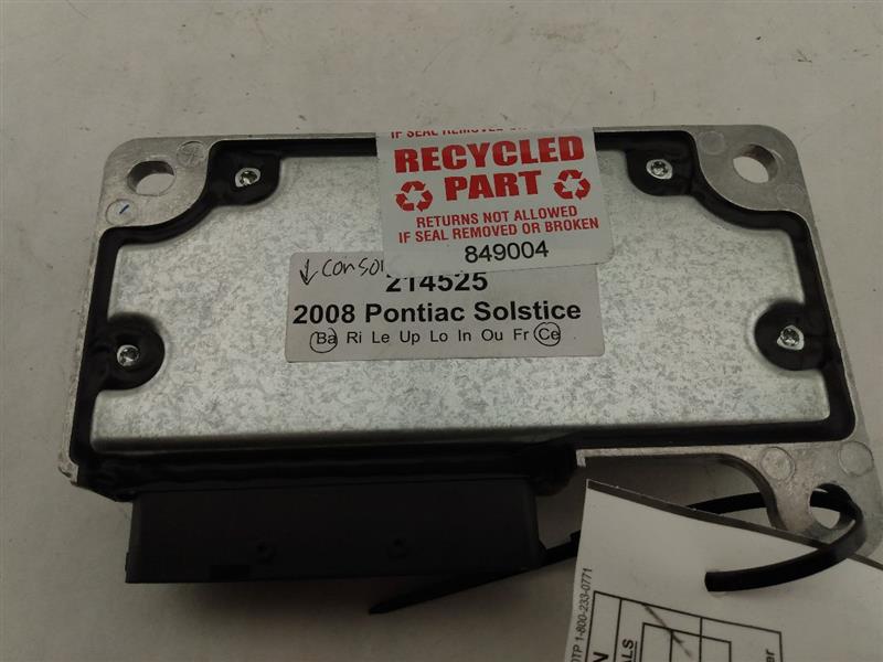 Pontiac Solstice Air Bag Control Module