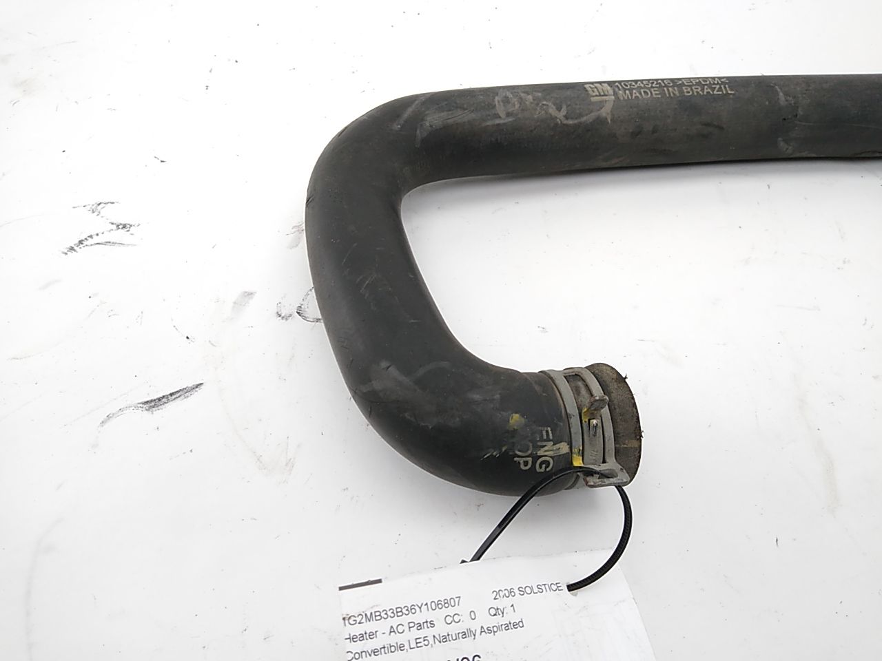 Pontiac Solstice Engine Coolant Hose