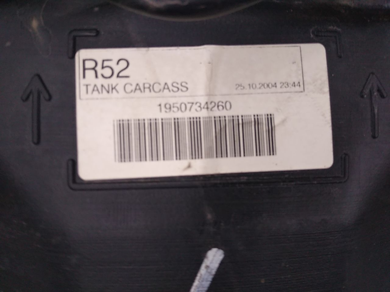 Mini Cooper S Fuel Tank