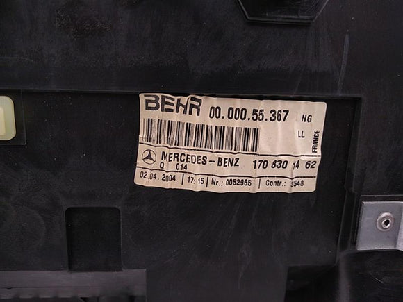 Chrysler Crossfire Heater Box Assembly