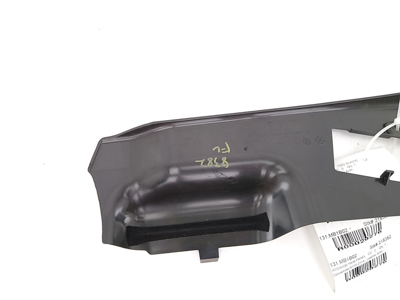 Mercedes SLK230 Center Console Left Side Trim Panel