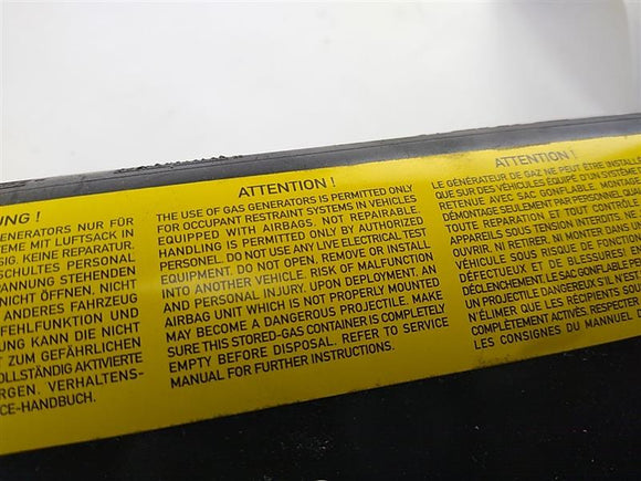 Mercedes SLK320 Front Right Dash Airbag