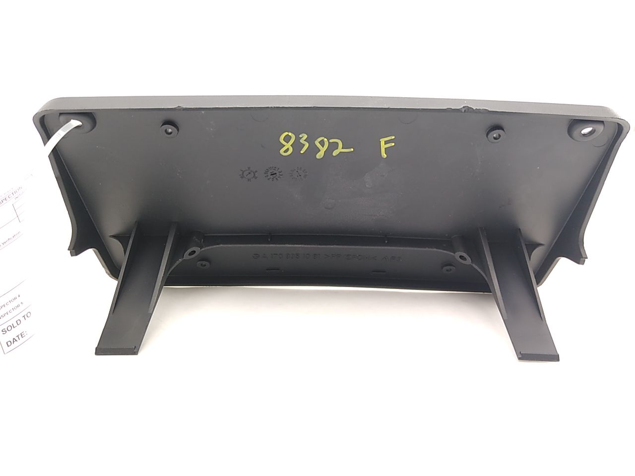 Mercedes SLK230 Front Bumper License Plate Bracket